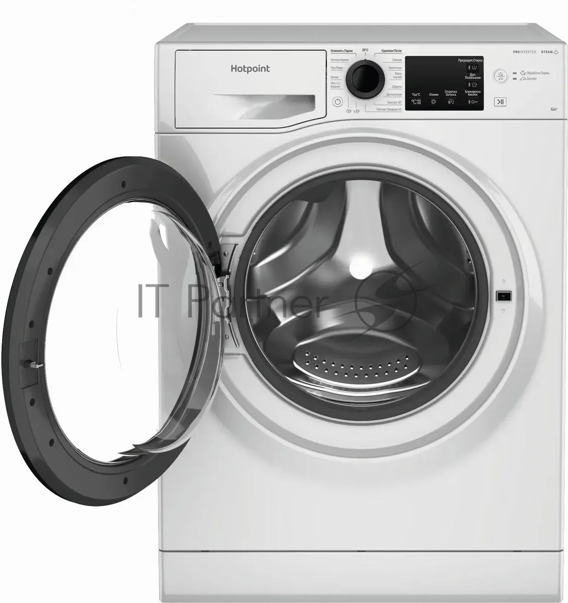 Стиральная машина Hotpoint NSB 6039 K VE, белый — фото 3