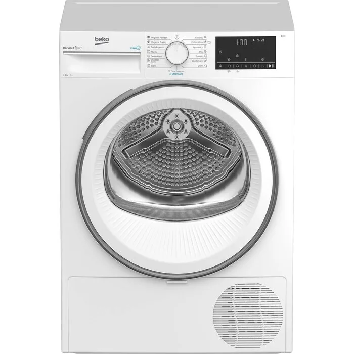 Сушильная машина Beko B3T68230, с тепловым насосом, белый