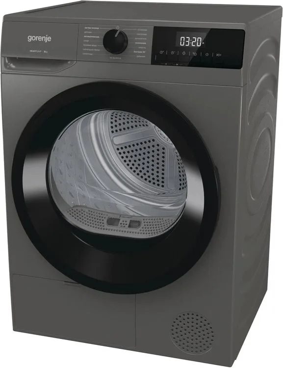 Сушильная машина Gorenje D2HNE82/C, конденсационная, серый — фото 2