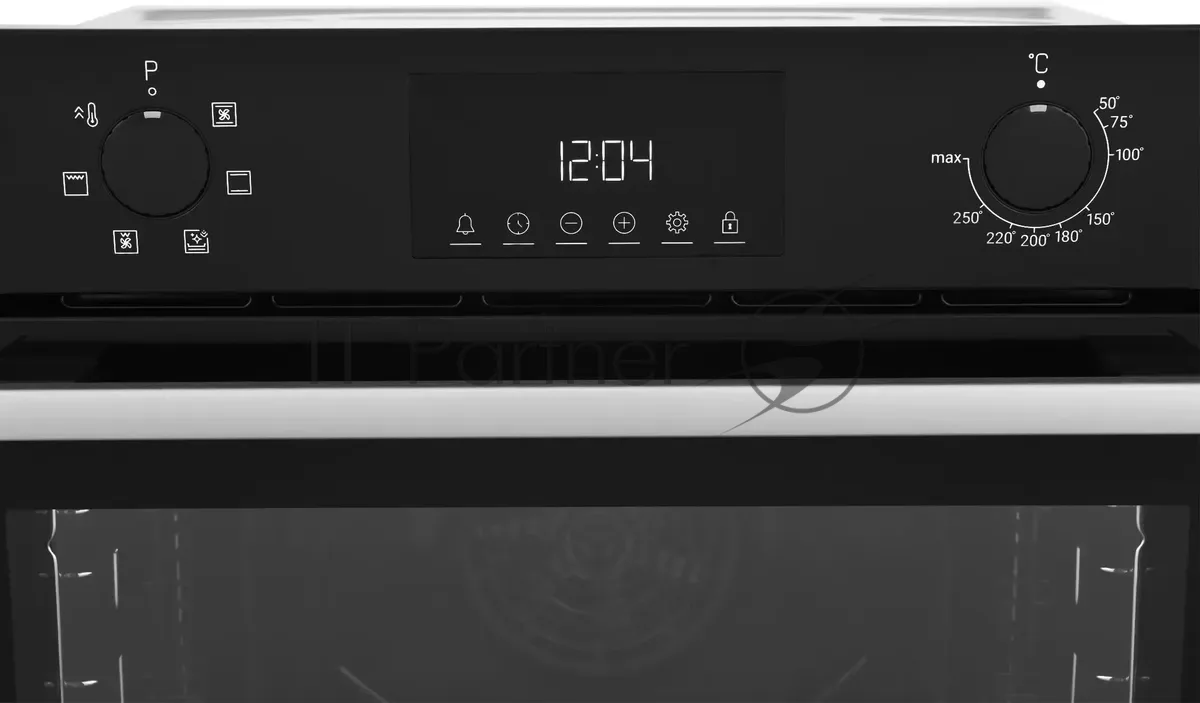 Духовой шкаф Indesit IFE 3644 J BL, электрический, чёрный — фото 4