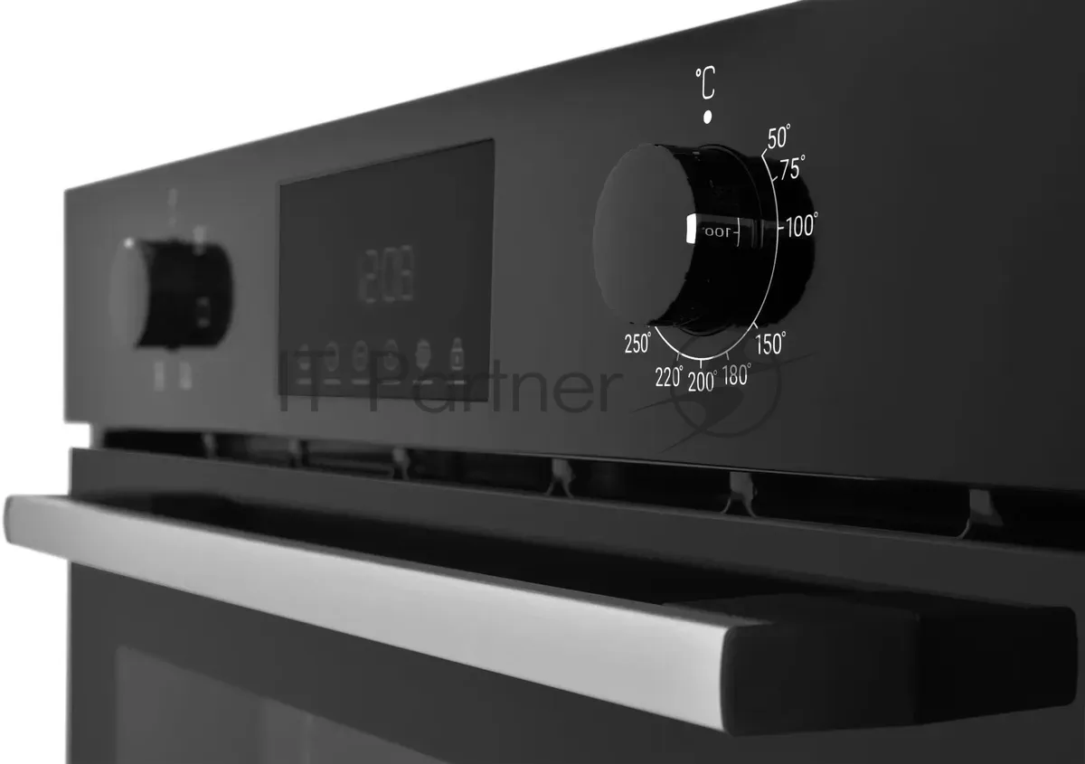 Духовой шкаф Indesit IFE 3644 J BL, электрический, чёрный — фото 3