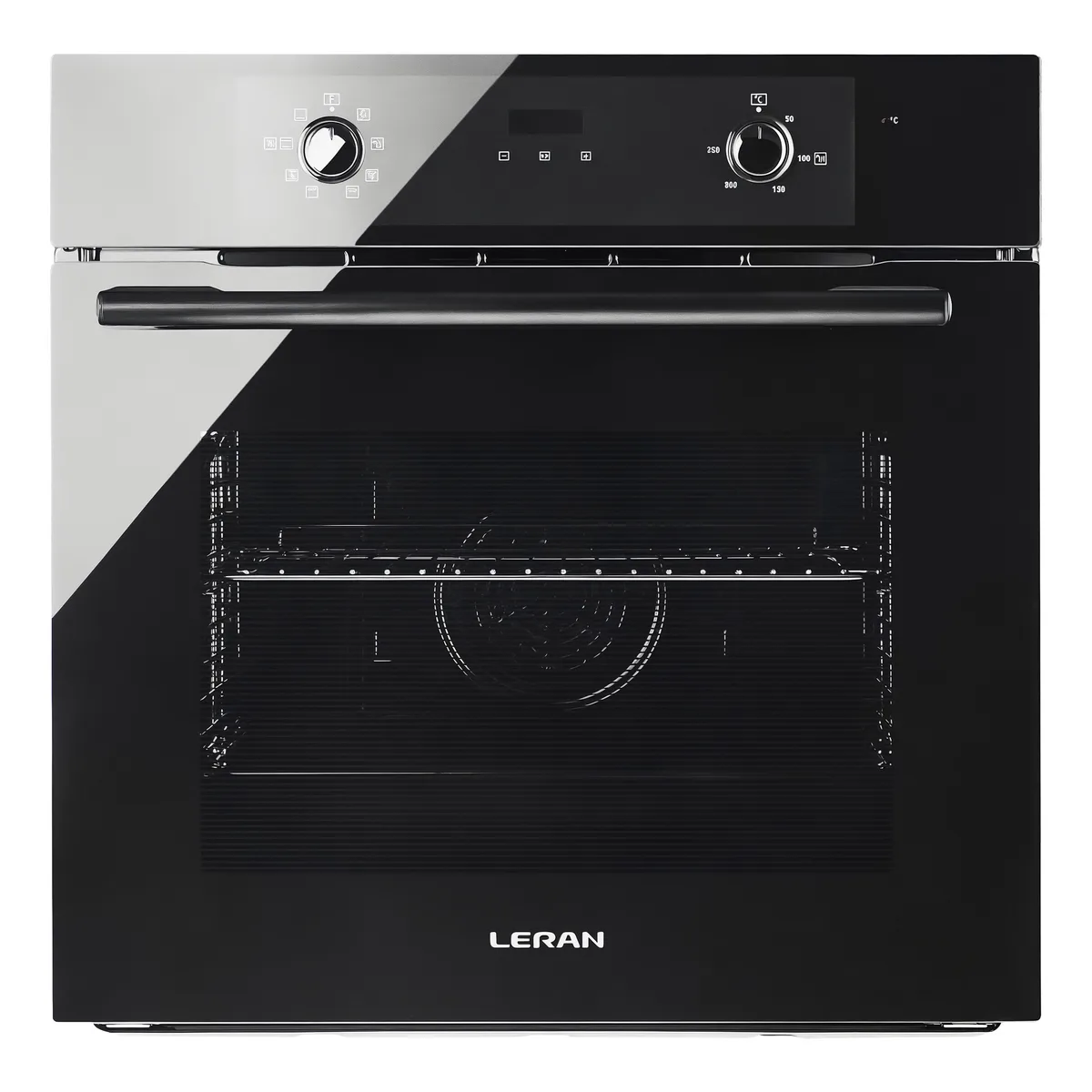 Духовой шкаф Leran EO 6474 BBG, электрический, чёрный