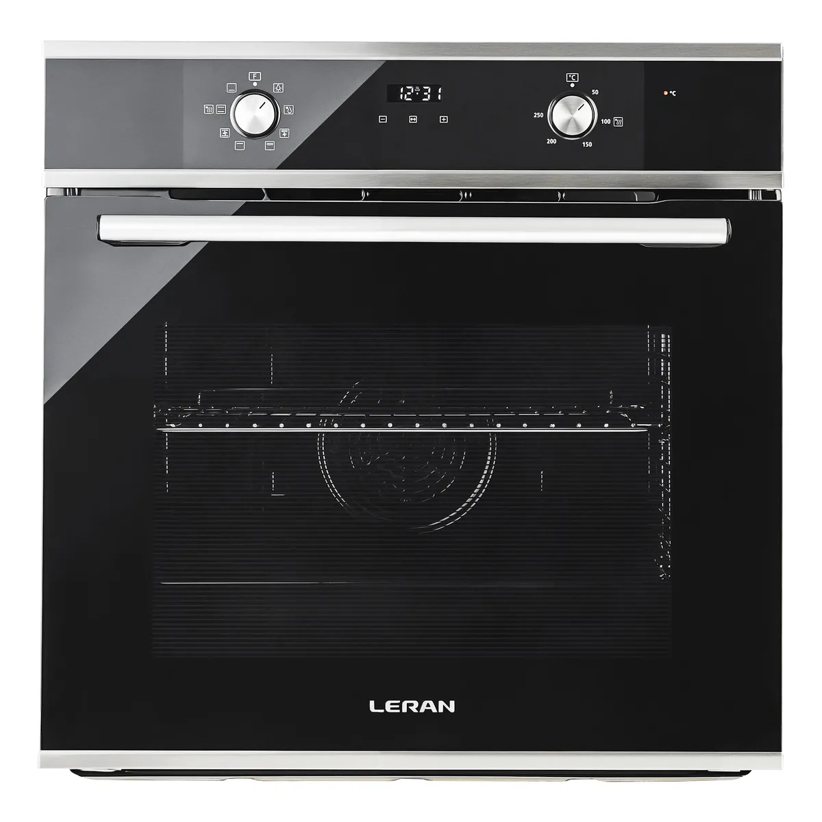 Духовой шкаф Leran EO 6474 BX, электрический, чёрный