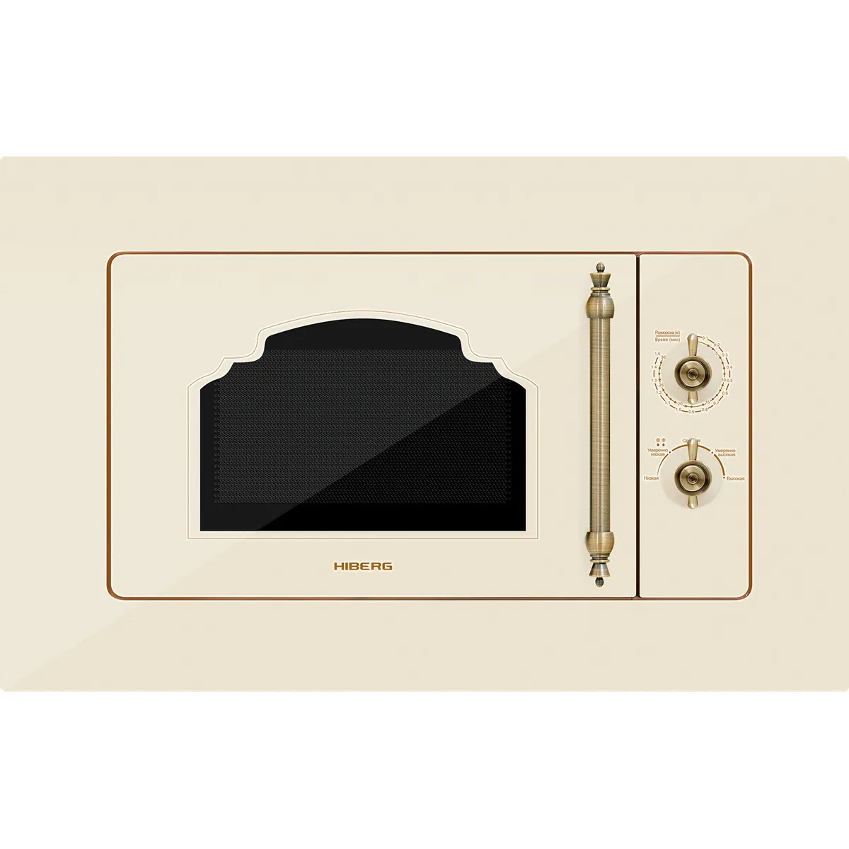 Встраиваемая микроволновая печь Hiberg i-VM 6501 YR, соло, серебристый — фото 2