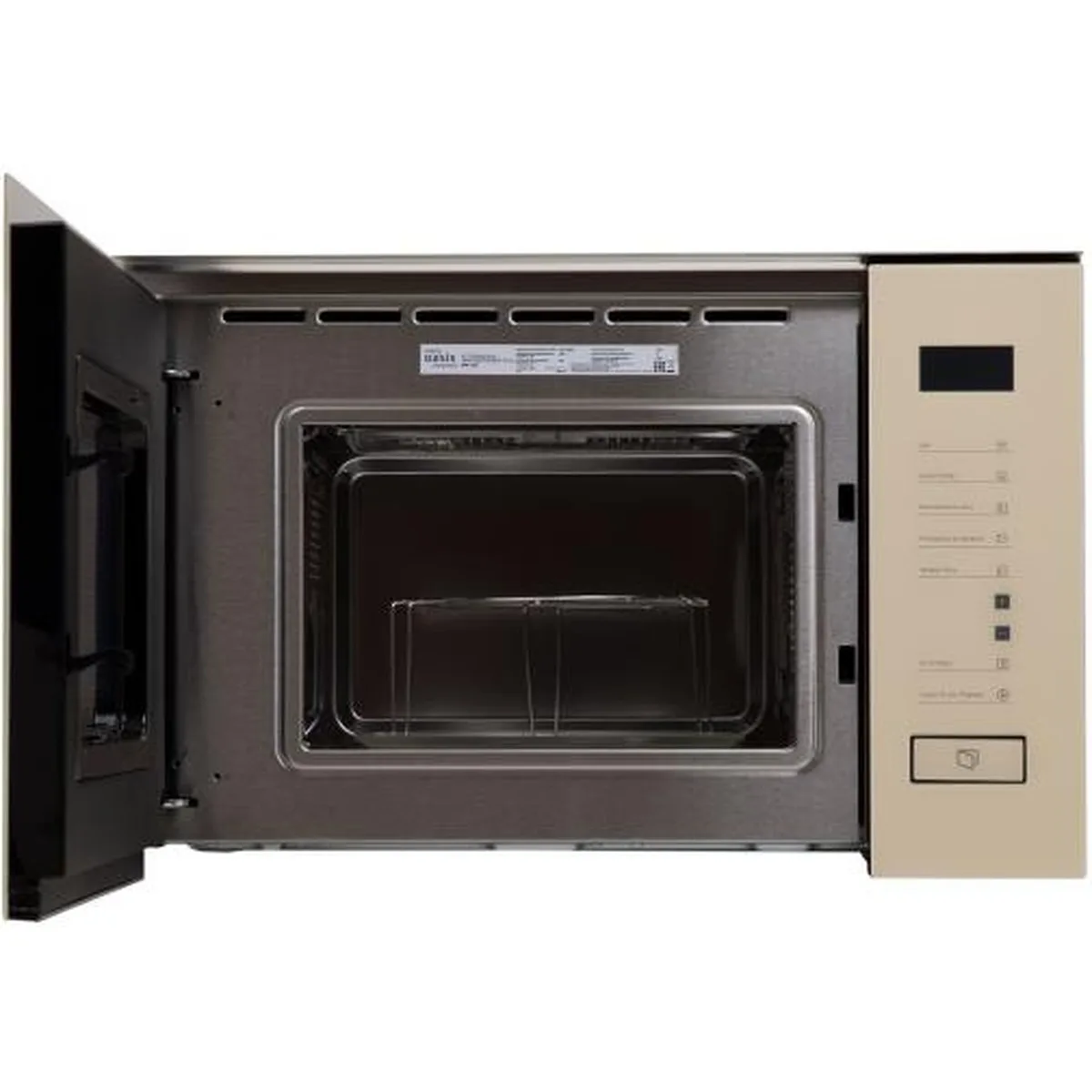 Встраиваемая микроволновая печь Oasis MW-SGI, соло, бежевый — фото 2