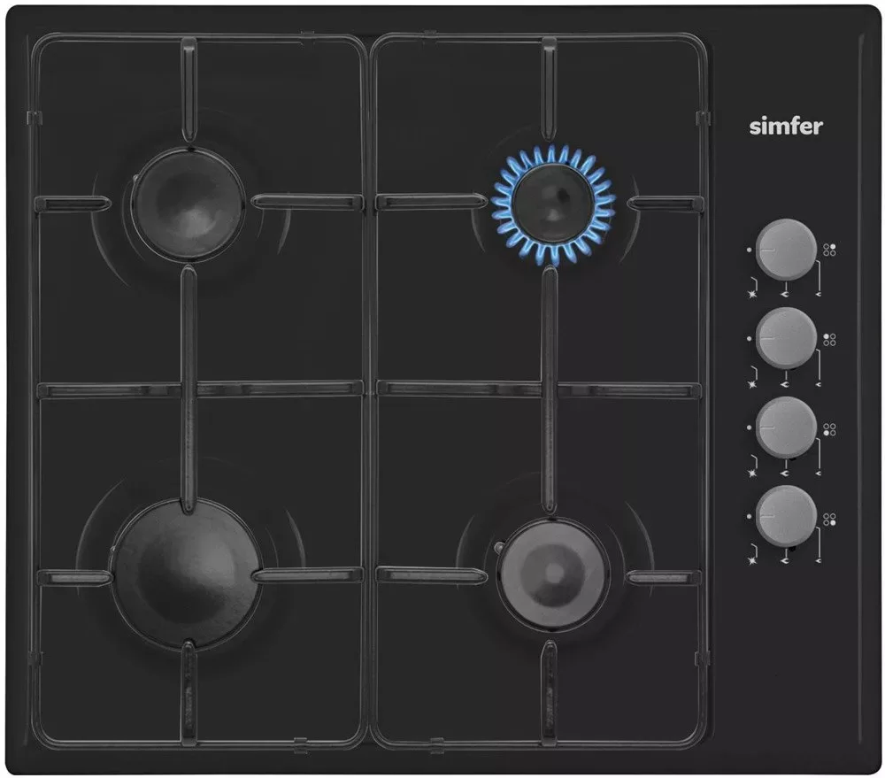 Электрическая варочная панель Simfer H60Q40B411, чёрный