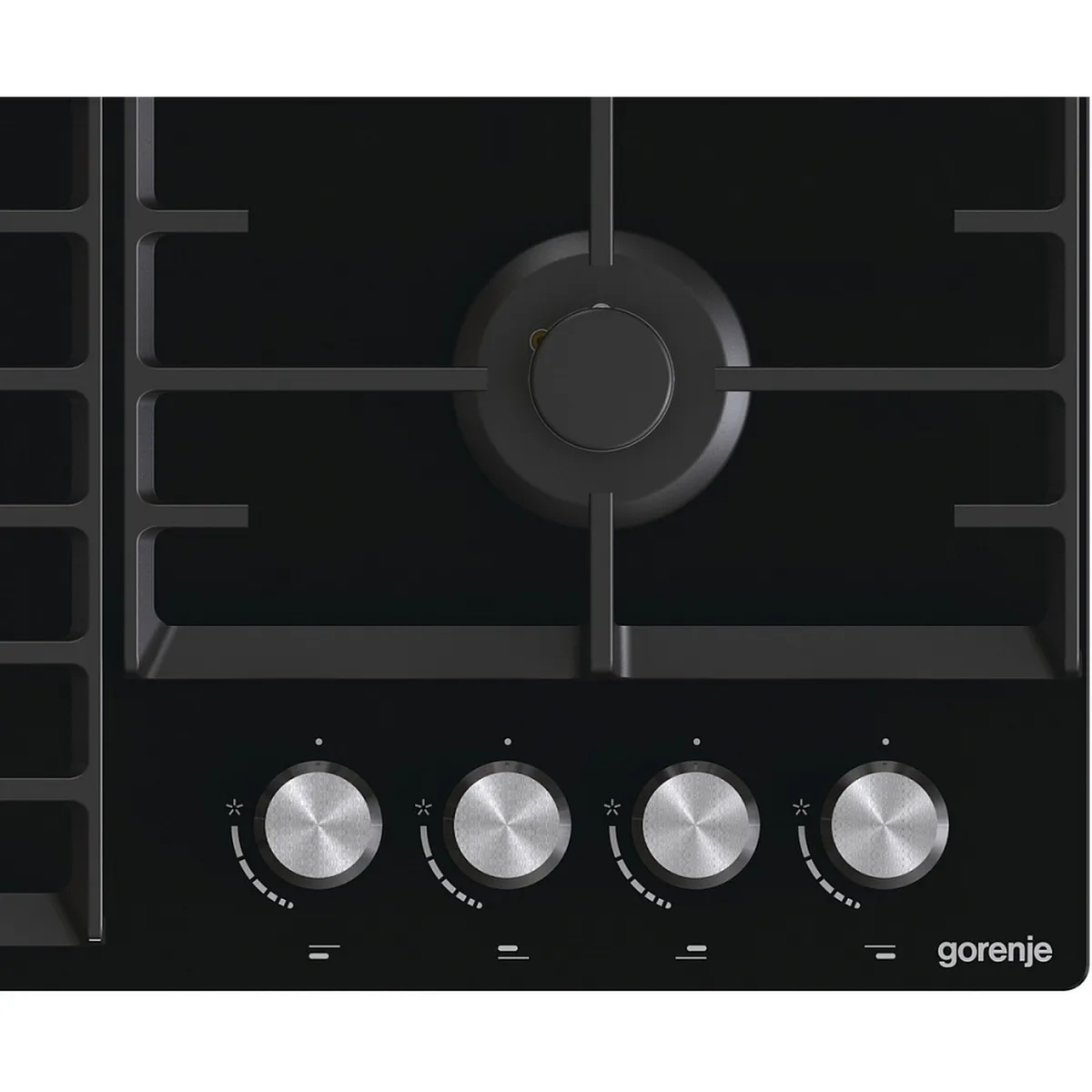 Газовая варочная панель Gorenje GTW641AKB2, закалённое стекло, чёрный — фото 3