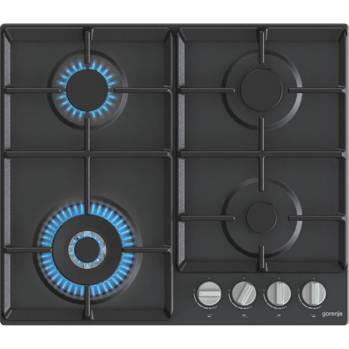 Газовая варочная панель Gorenje GW641EXB, чёрный — фото 2