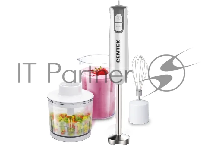 Блендер Centek CT-1336 Flower, погружной, белый
