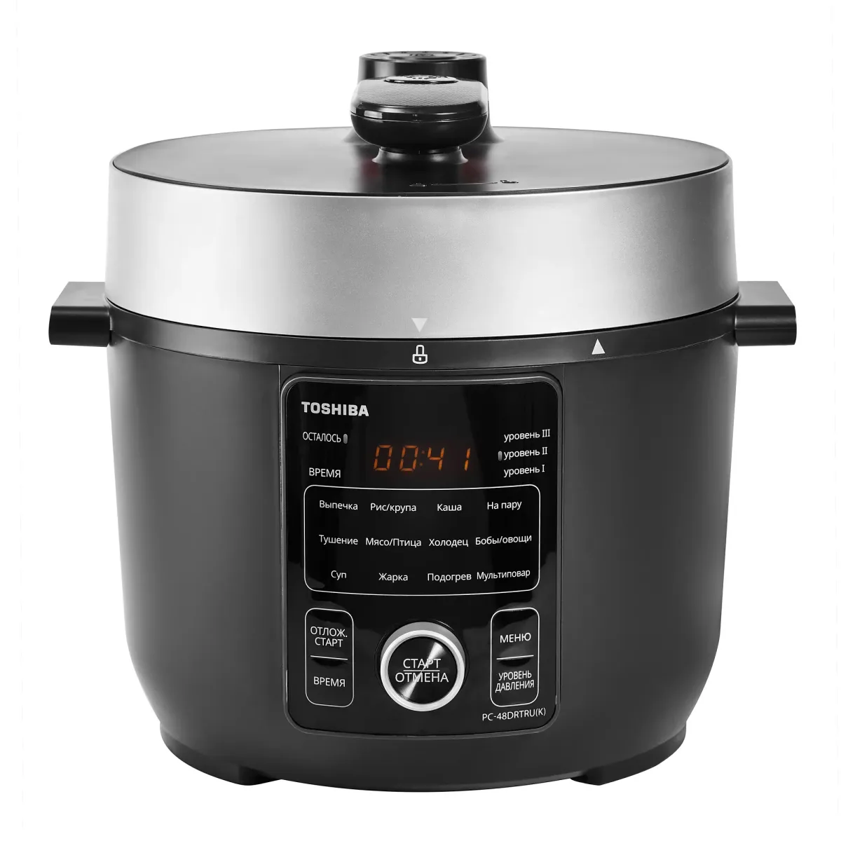 Мультиварка Toshiba RC-18 DRTRU, серебристый
