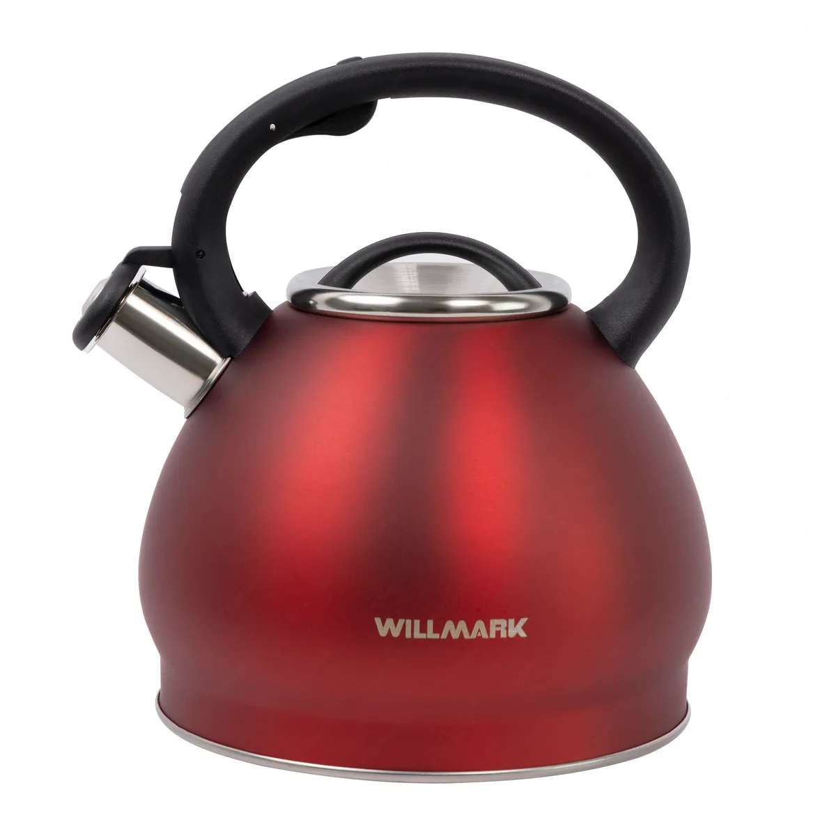 Чайник Willmark WTK-4221SS матовый, электрический, красный