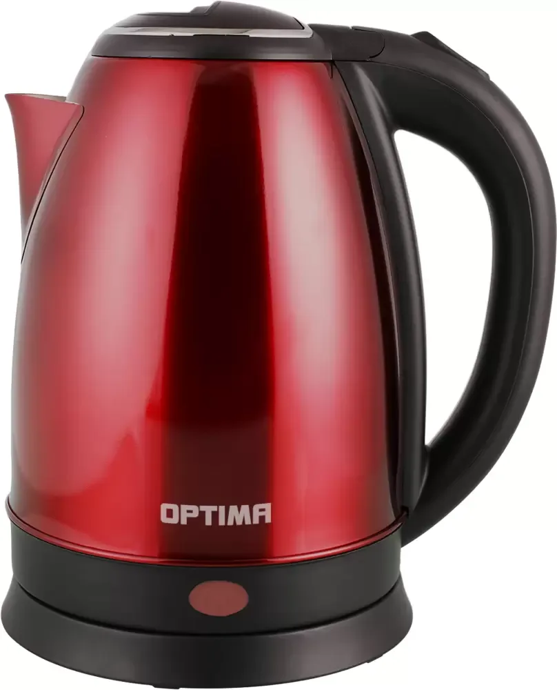 Чайник Optima EK-1808SS, электрический, красный