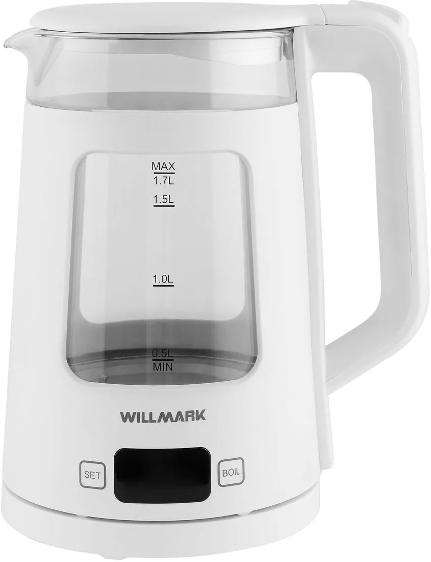 Чайник Willmark WEK-1720DW, электрический, белый
