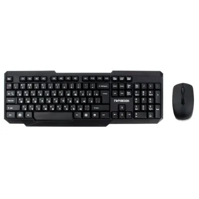 Комплект клавиатура и мышь Гарнизон GKS-115, чёрный