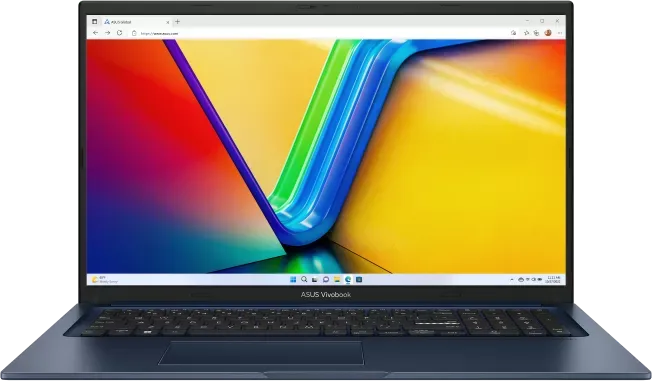 Ноутбук ASUS Vivobook 17 X1704ZA-AU024W, 17.3", Intel Core i3 1215U, 8 ГБ, 512 ГБ SSD, синий