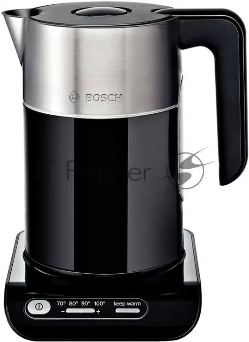 Чайник Bosch TWK8613, электрический, чёрный