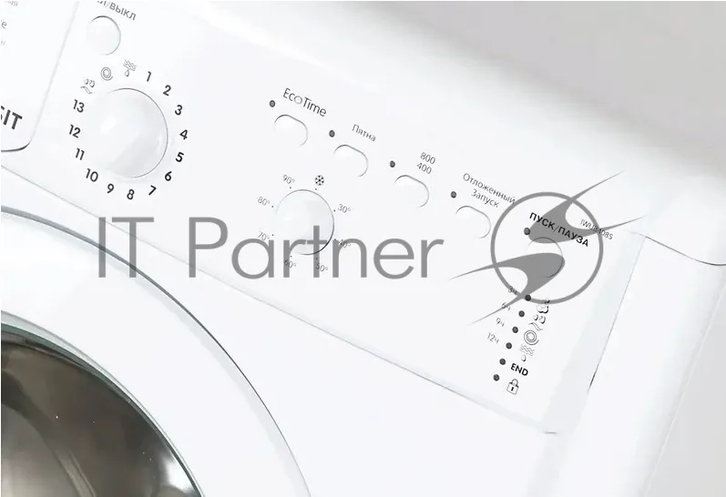Стиральная машина Indesit IWUD 4085, фронтальная загрузка, белый — фото 2