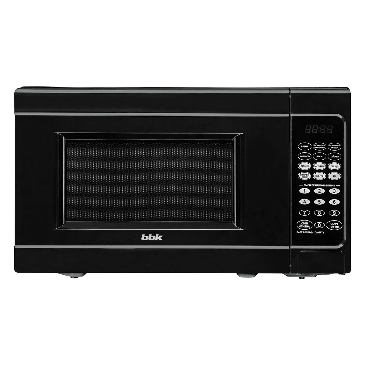 Микроволновая печь BBK 20MWS-727S/B, соло, чёрный