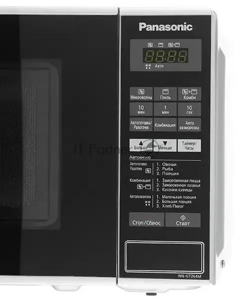 Микроволновая печь Panasonic NN-GT264MZPE, соло, серебристый — фото 4