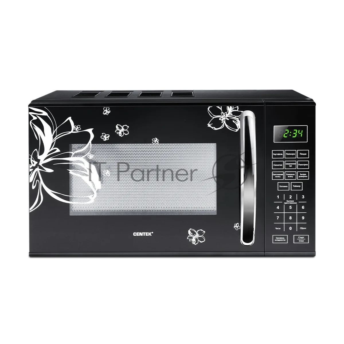 Микроволновая печь Centek CT-1579, соло, чёрный