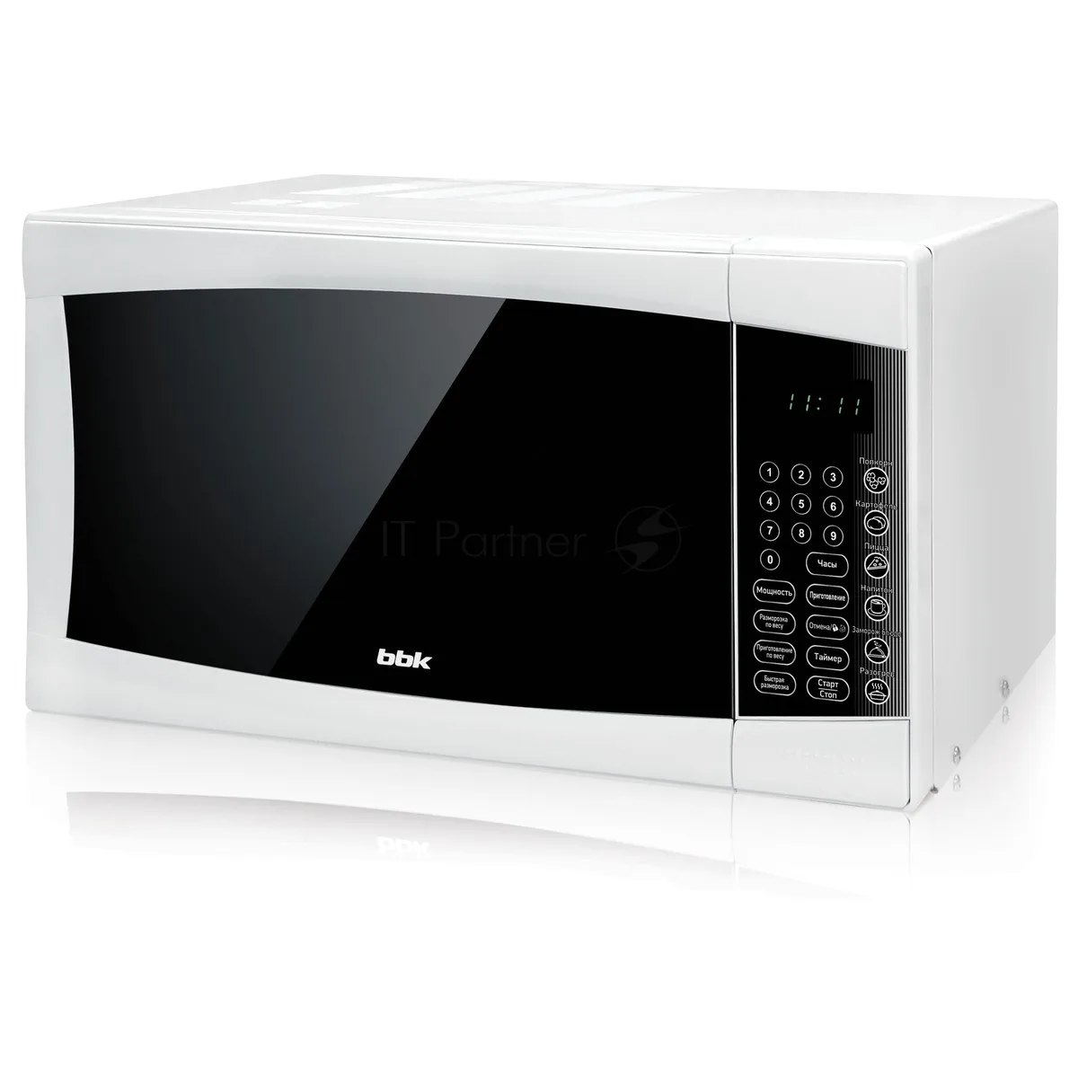 Микроволновая печь BBK 23MWS-915S/W, соло, белый