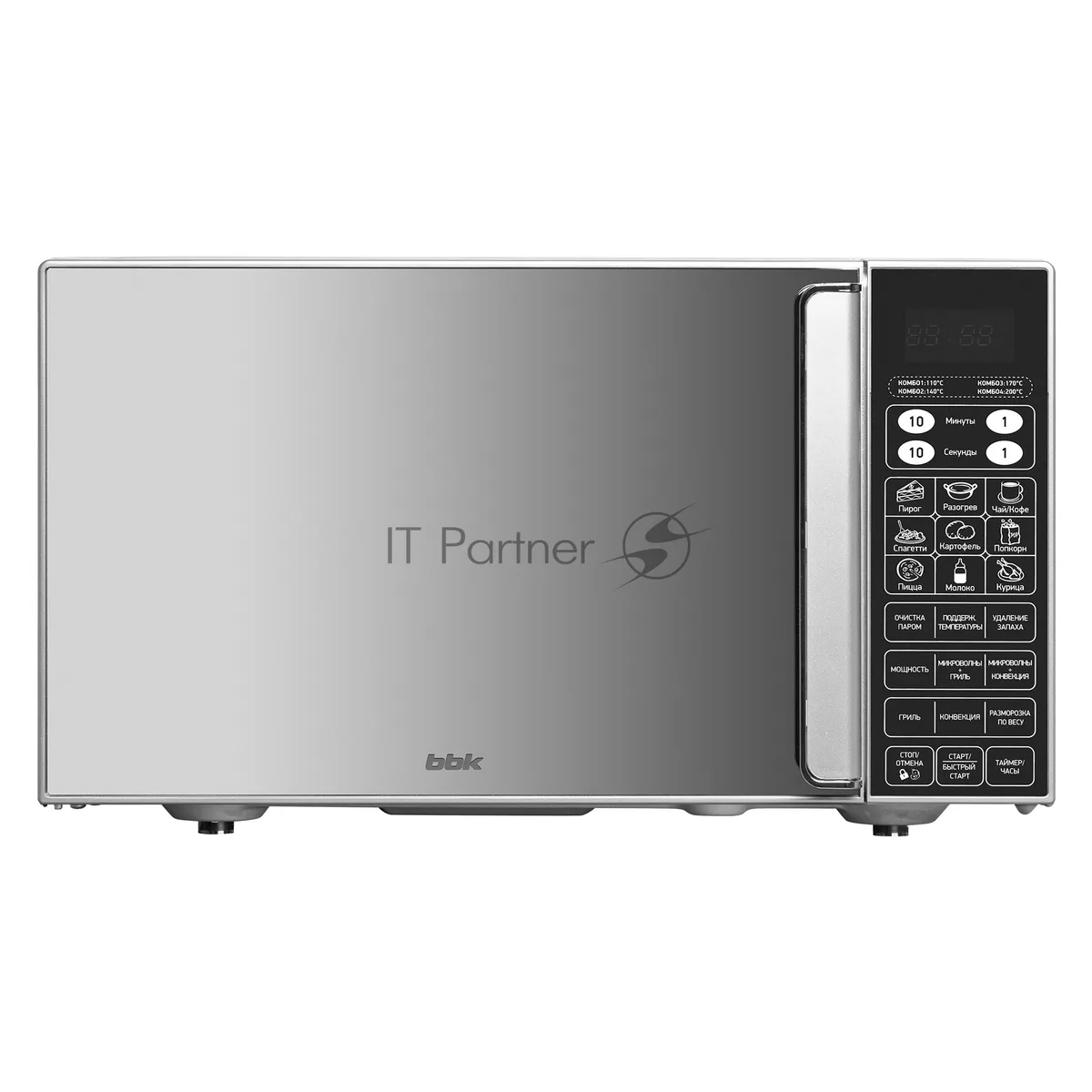 Микроволновая печь BBK 23MWC-982S/SB-M, серебристый