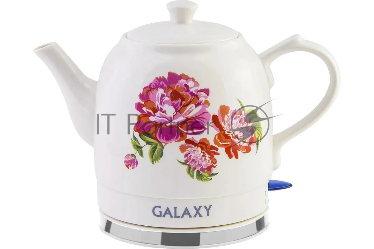 Чайник Galaxy GL 0503, электрический, белый