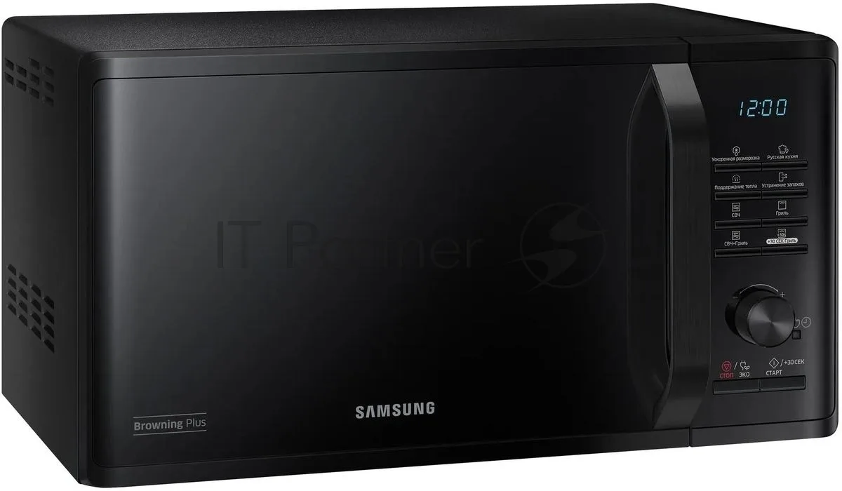 Микроволновая печь Samsung MG23K3515AK/BW, соло, чёрный — фото 3