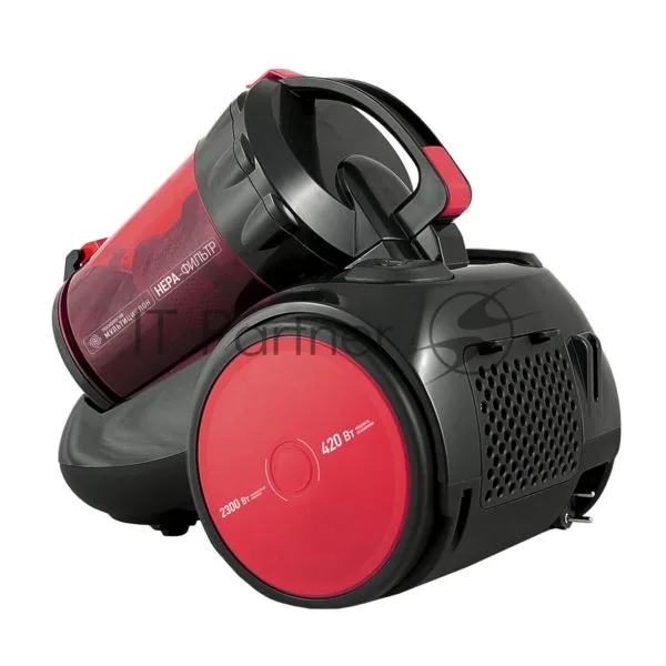 Пылесос Centek CT-2524, обычный, черный/красный — фото 4