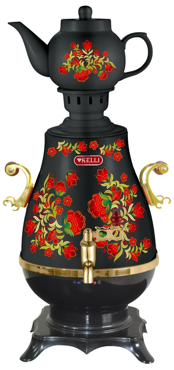 Самовар Kelli KL-1322, электрический, чёрный