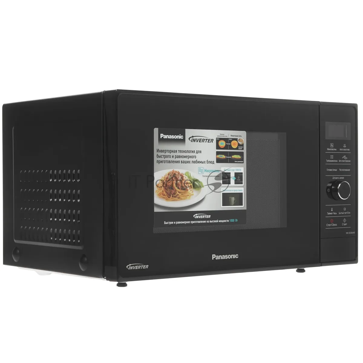 Микроволновая печь Panasonic NN-SD36HBZPE, с грилем и конвекцией, чёрный