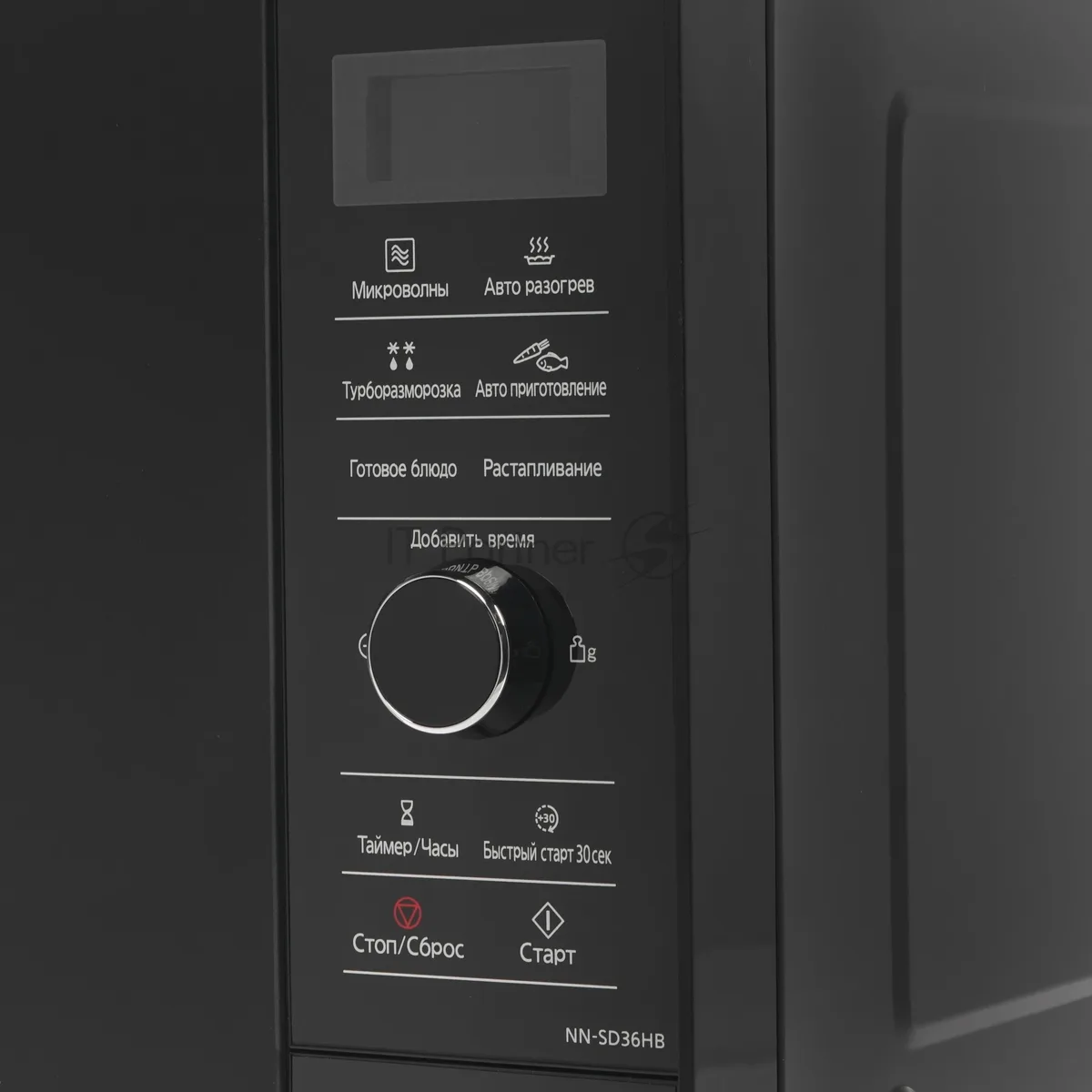 Микроволновая печь Panasonic NN-SD36HBZPE, с грилем и конвекцией, чёрный — фото 3