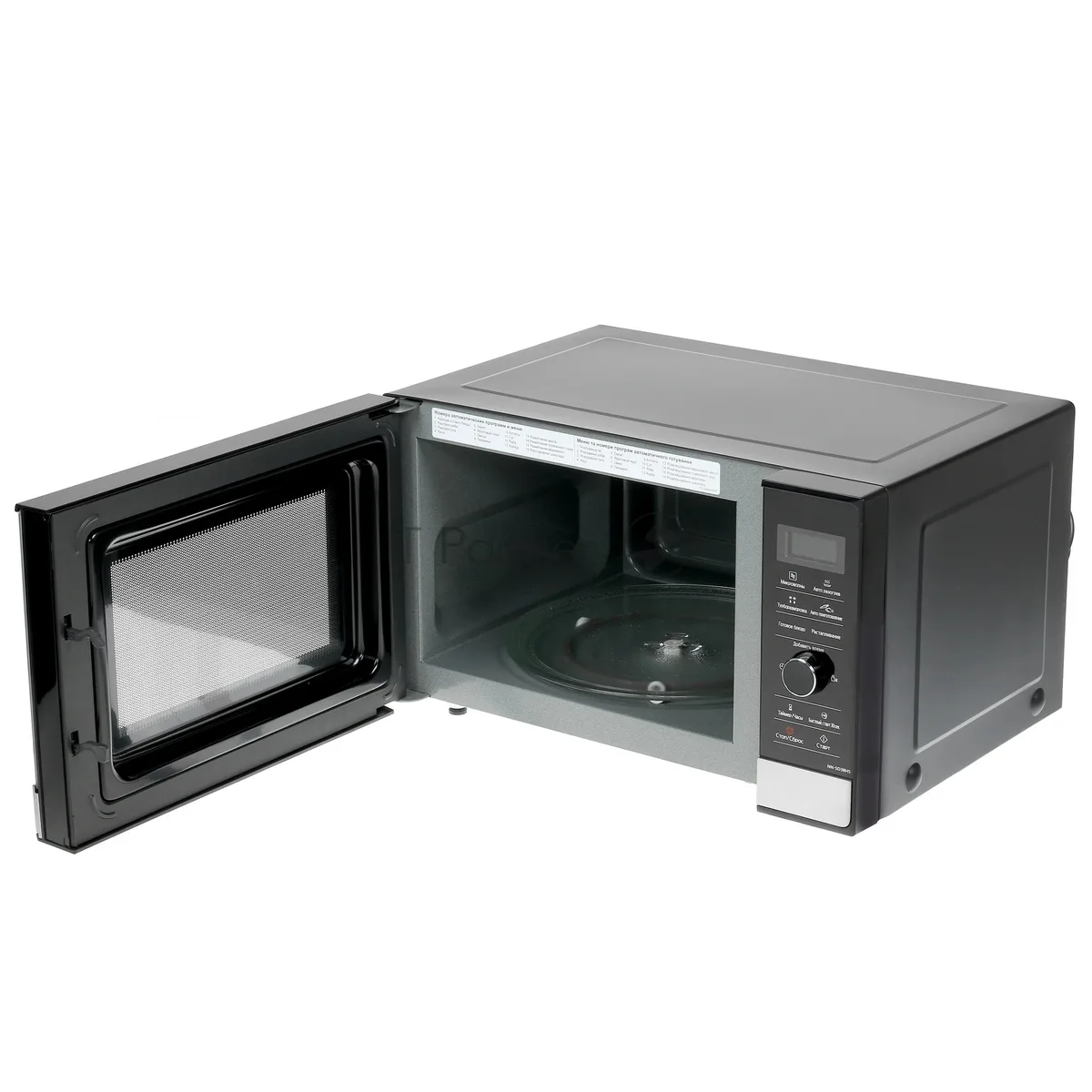 Микроволновая печь Panasonic NN-SD38HSZPE, соло, чёрный — фото 2