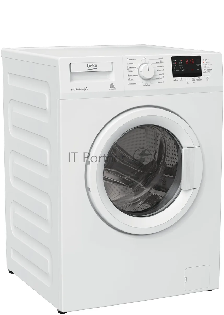 Стиральная машина Beko WRE55P2BWW, фронтальная загрузка, белый — фото 3