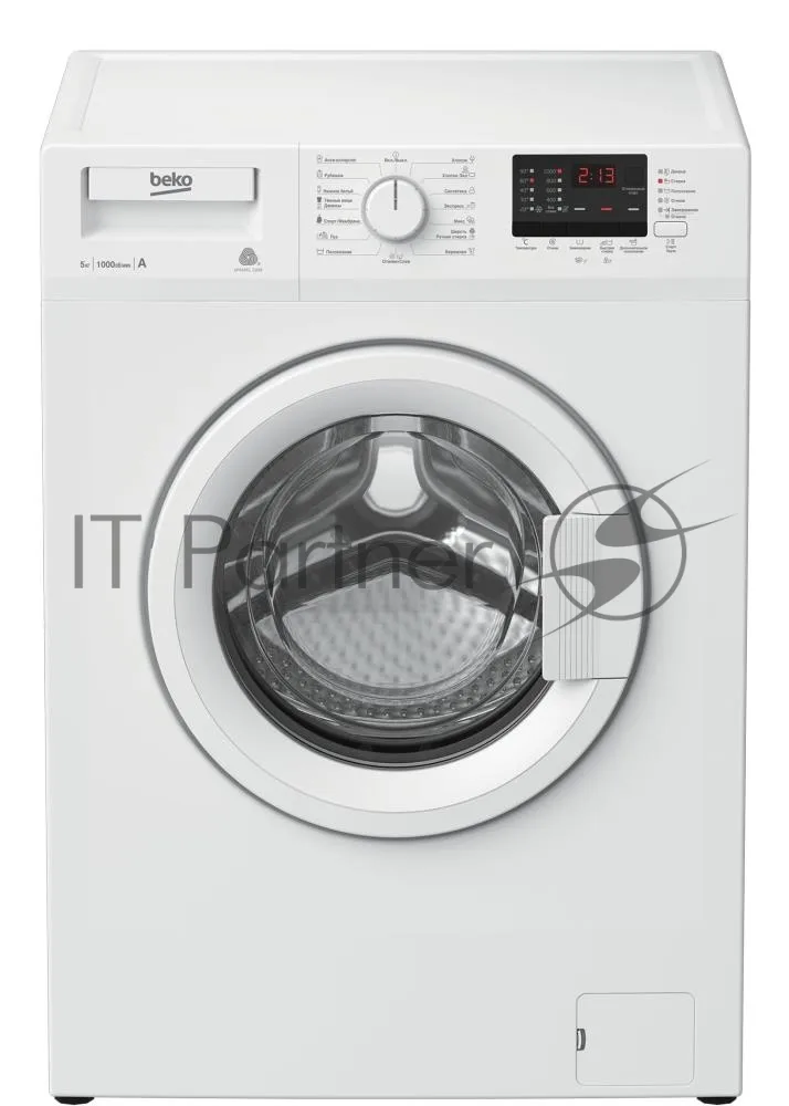 Стиральная машина Beko WRE55P2BWW, фронтальная загрузка, белый