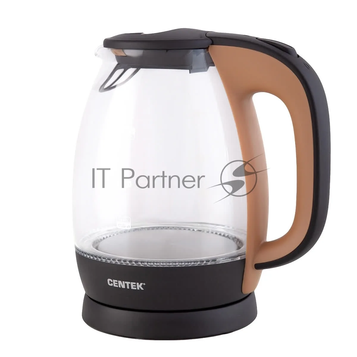 Чайник Centek CT-0056, электрический, бежевый