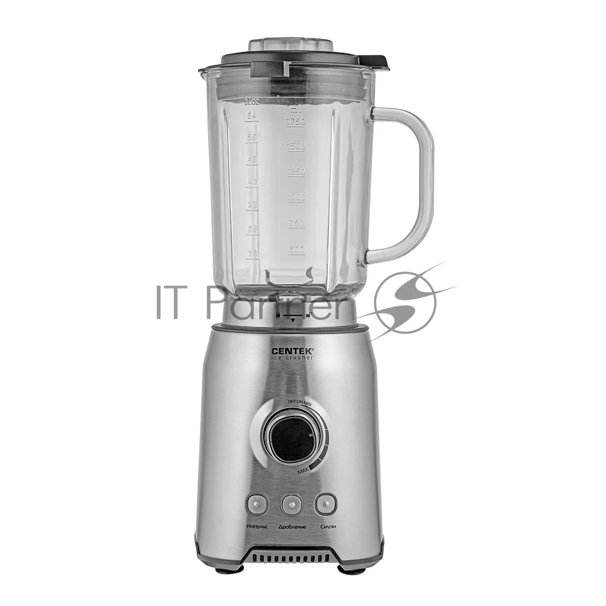 Блендер Centek CT-1329, стационарный, серебристый