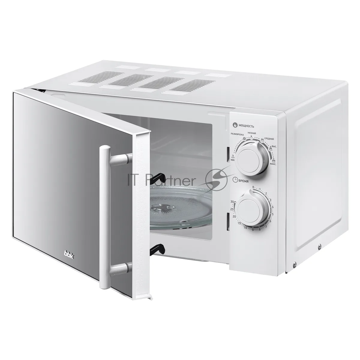 Микроволновая печь BBK 20MWS-771M/WM, соло, белый