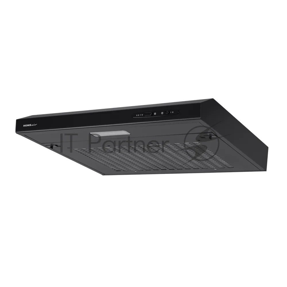 Вытяжка HOMSair Horizontal 50, плоская, чёрный