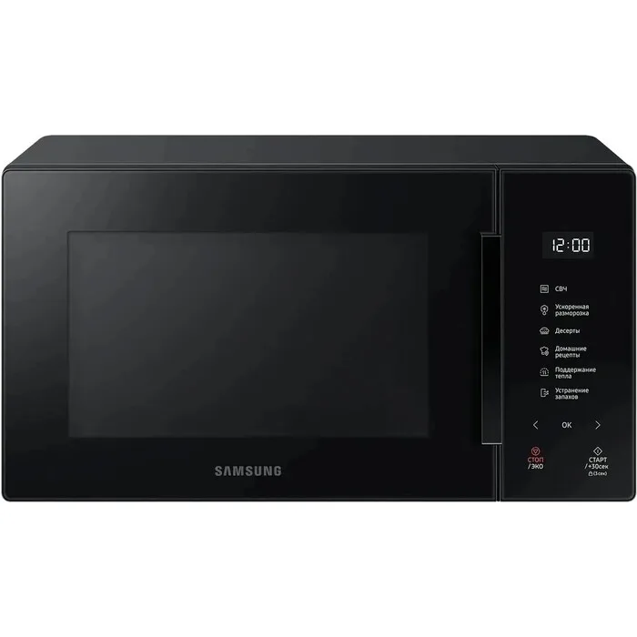 Микроволновая печь Samsung MS23T5018AK/BW, соло, чёрный