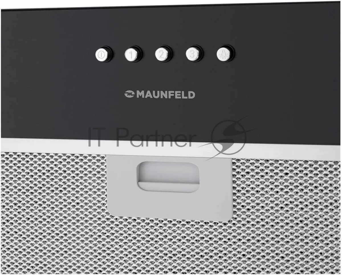 Вытяжка Maunfeld Crosby Singl 60, встраиваемая, чёрный