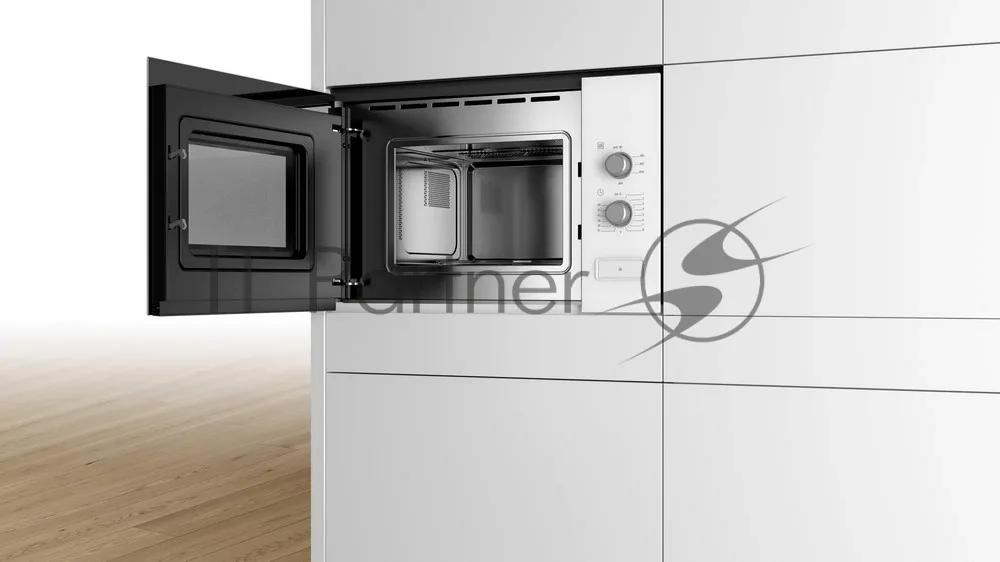 Встраиваемая микроволновая печь Bosch BFL520MW0, соло, белый — фото 3