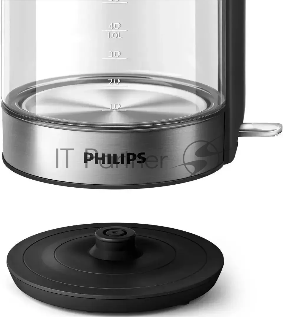 Чайник Philips HD9339/80, электрический, серебристый — фото 2