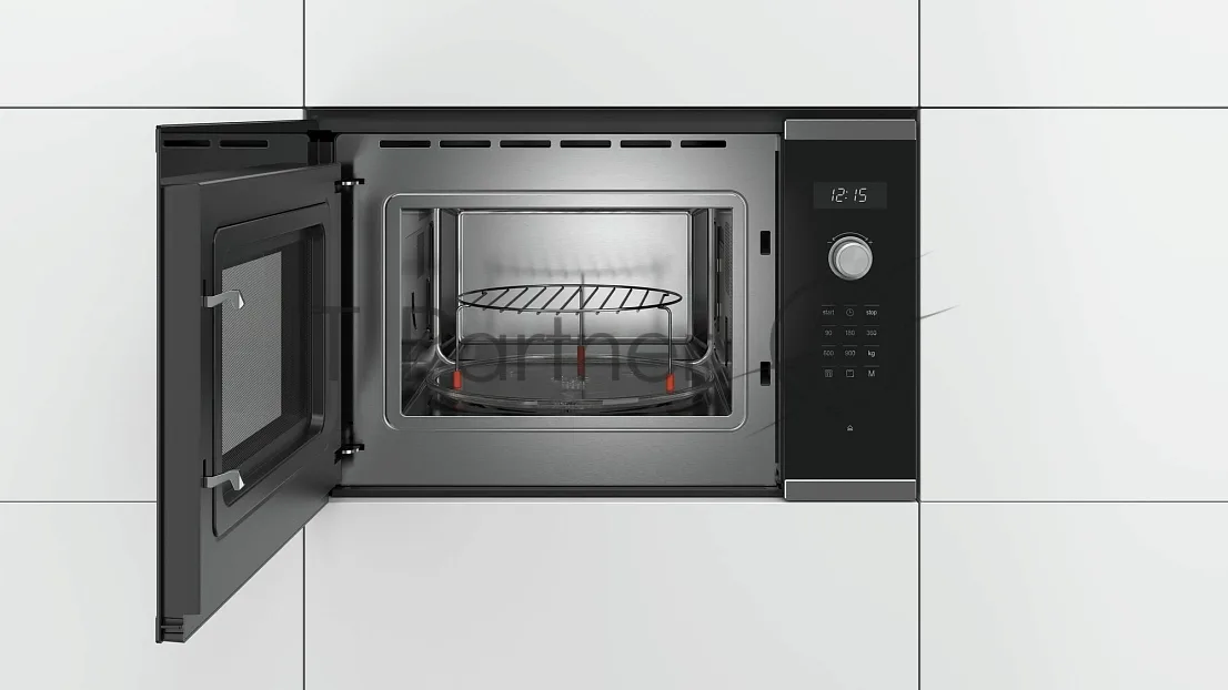 Встраиваемая микроволновая печь Bosch BEL554MS0, с грилем, нержавеющая сталь — фото 4