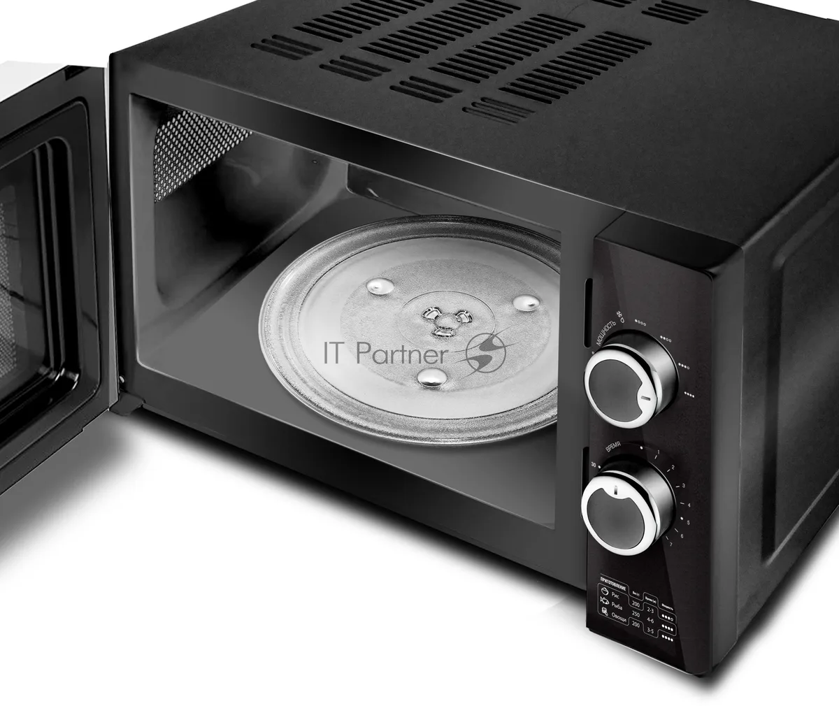 Микроволновая печь Centek CT-1570, соло, чёрный — фото 2