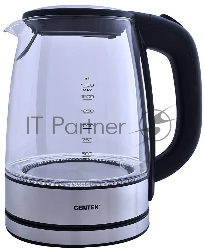 Чайник Centek CT-0030, электрический, чёрный