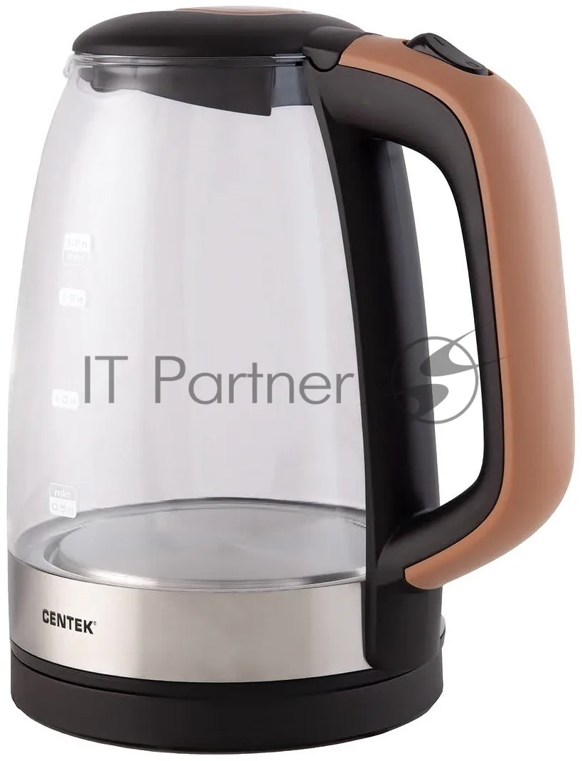 Чайник Centek CT-0065, электрический, бежевый