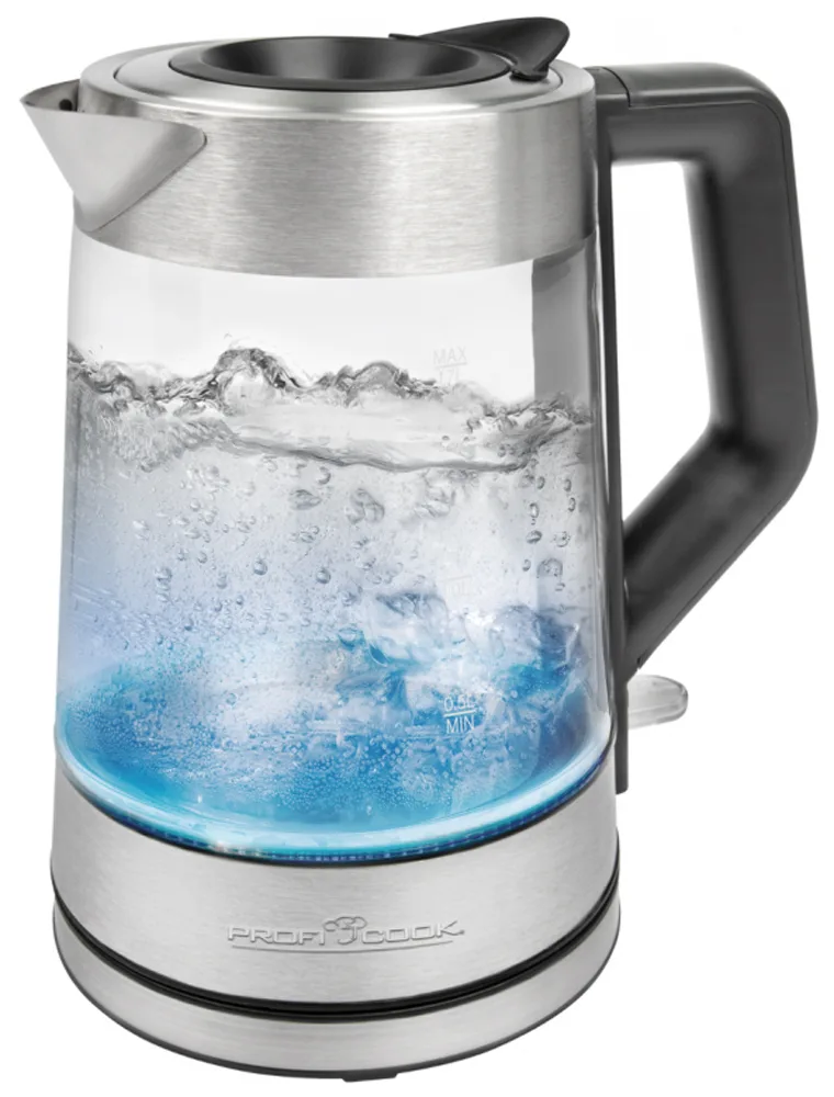 Чайник Profi Cook PC-WKS 1190 G, электрический, серебристый