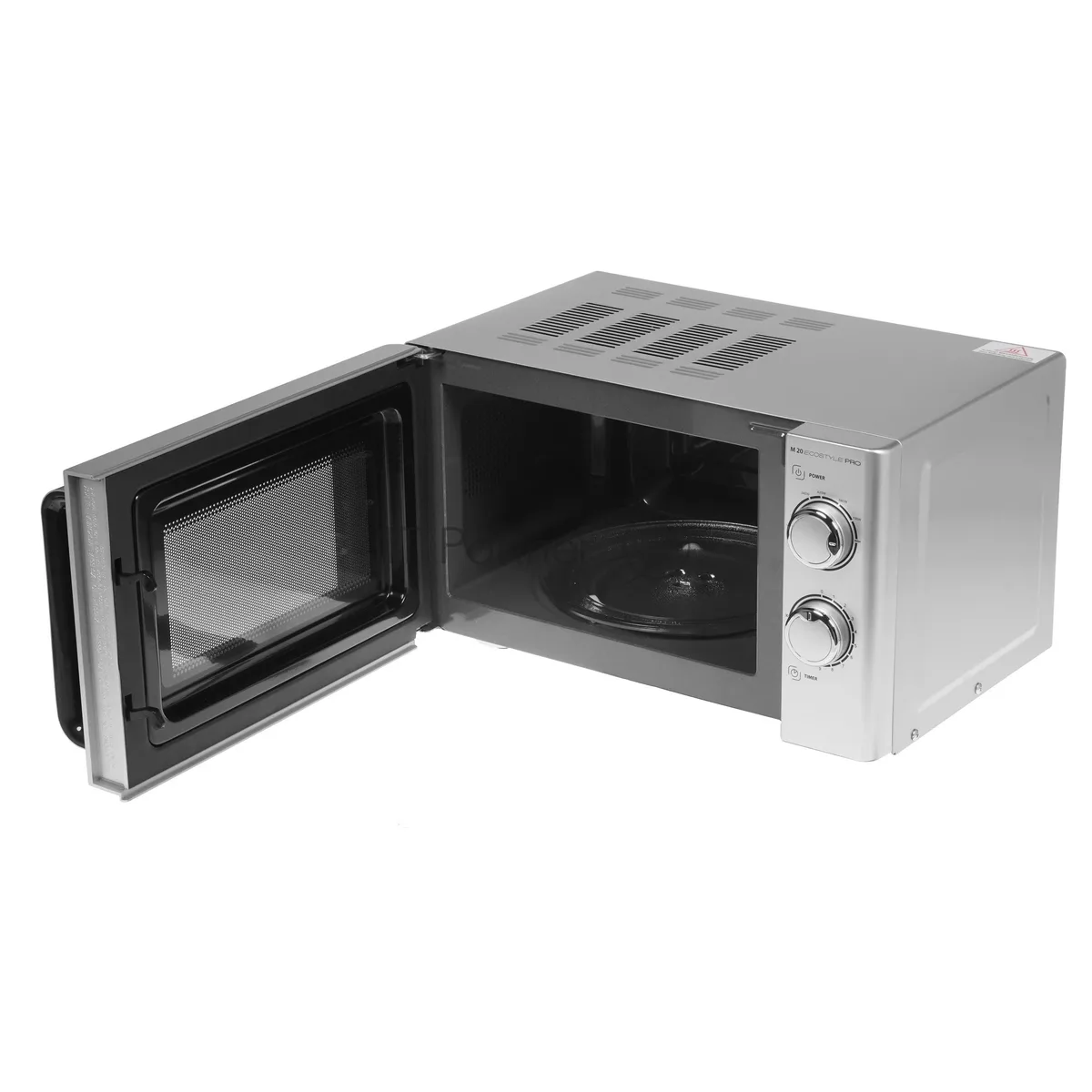Микроволновая печь Caso M 20 Ecostyle Pro, соло, серебристый