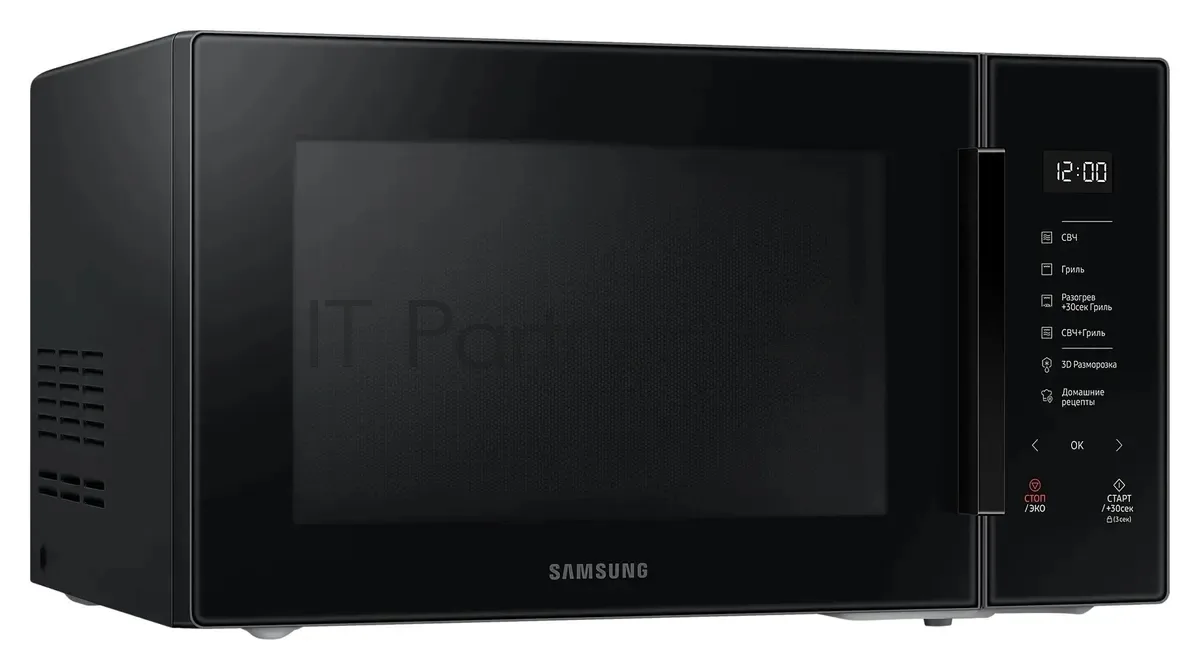 Микроволновая печь Samsung MG30T5018AK/BW, соло, чёрный — фото 2